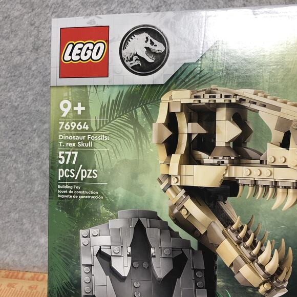 LEGO 76964 Jurassic World: Dinosaur Fossils: T. Rex Skull New in Box Damaged Box - Picture 2 of 7